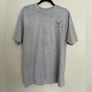 U.S. Air Force IPTU Gray Graphic Tee Large EUC